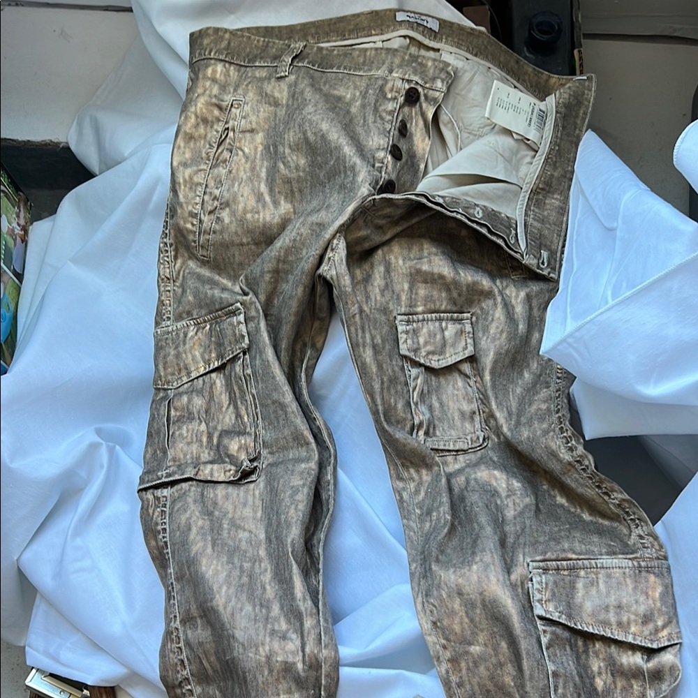 Mason Brown Cargo Pants Rugged Utility Design
